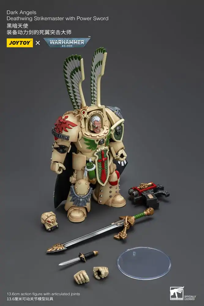 Warhammer 40k Action Figure 1/18 Dark Angels Deathwing Strikemaster with Power Sword 12 cm product photo