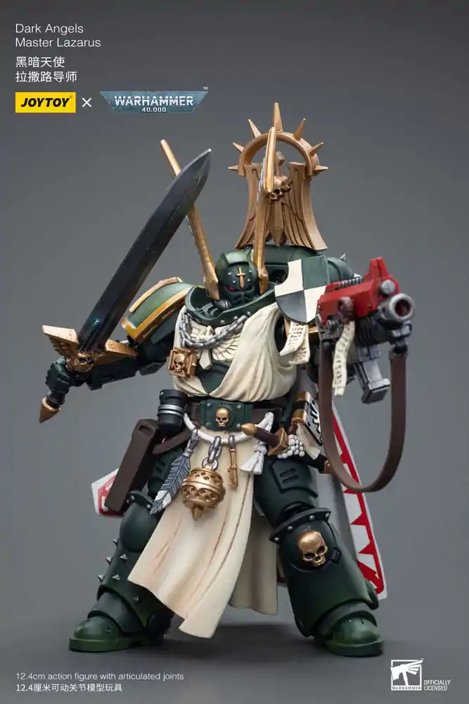 Warhammer 40k Action Figure 1/18 Dark Angels Master Lazarus 12 cm termékfotó