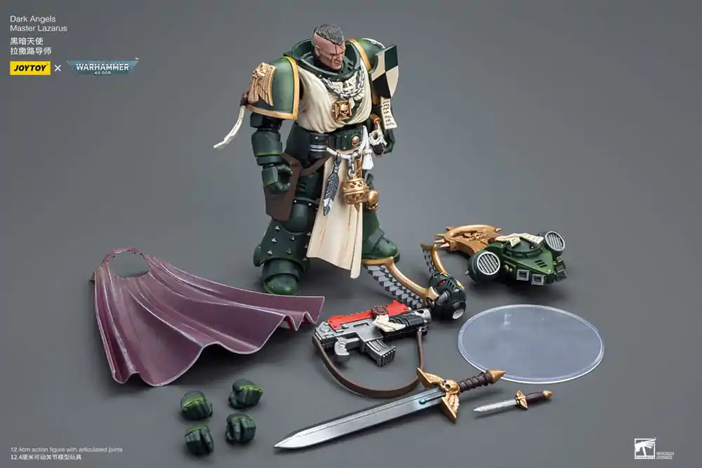 Warhammer 40k Action Figure 1/18 Dark Angels Master Lazarus 12 cm termékfotó