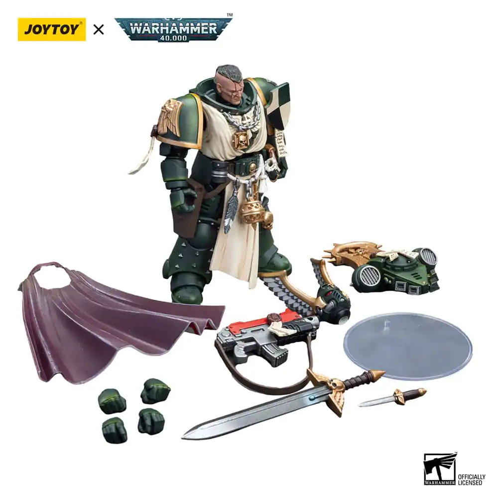 Warhammer 40k Action Figure 1/18 Dark Angels Master Lazarus 12 cm termékfotó