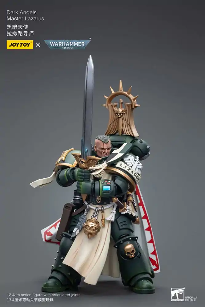 Warhammer 40k Action Figure 1/18 Dark Angels Master Lazarus 12 cm termékfotó