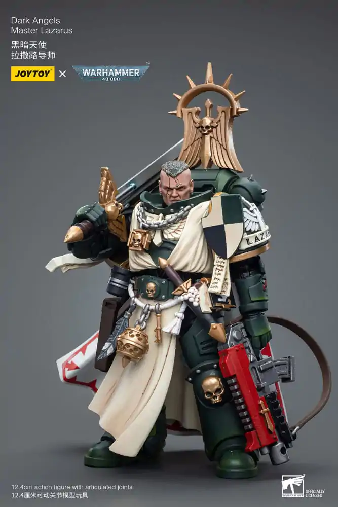 Warhammer 40k Action Figure 1/18 Dark Angels Master Lazarus 12 cm termékfotó