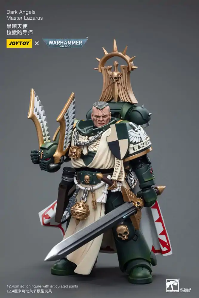 Warhammer 40k Action Figure 1/18 Dark Angels Master Lazarus 12 cm termékfotó