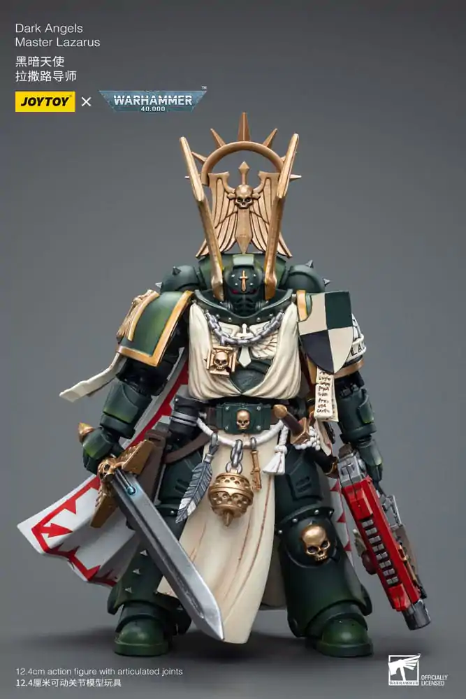 Warhammer 40k Action Figure 1/18 Dark Angels Master Lazarus 12 cm termékfotó