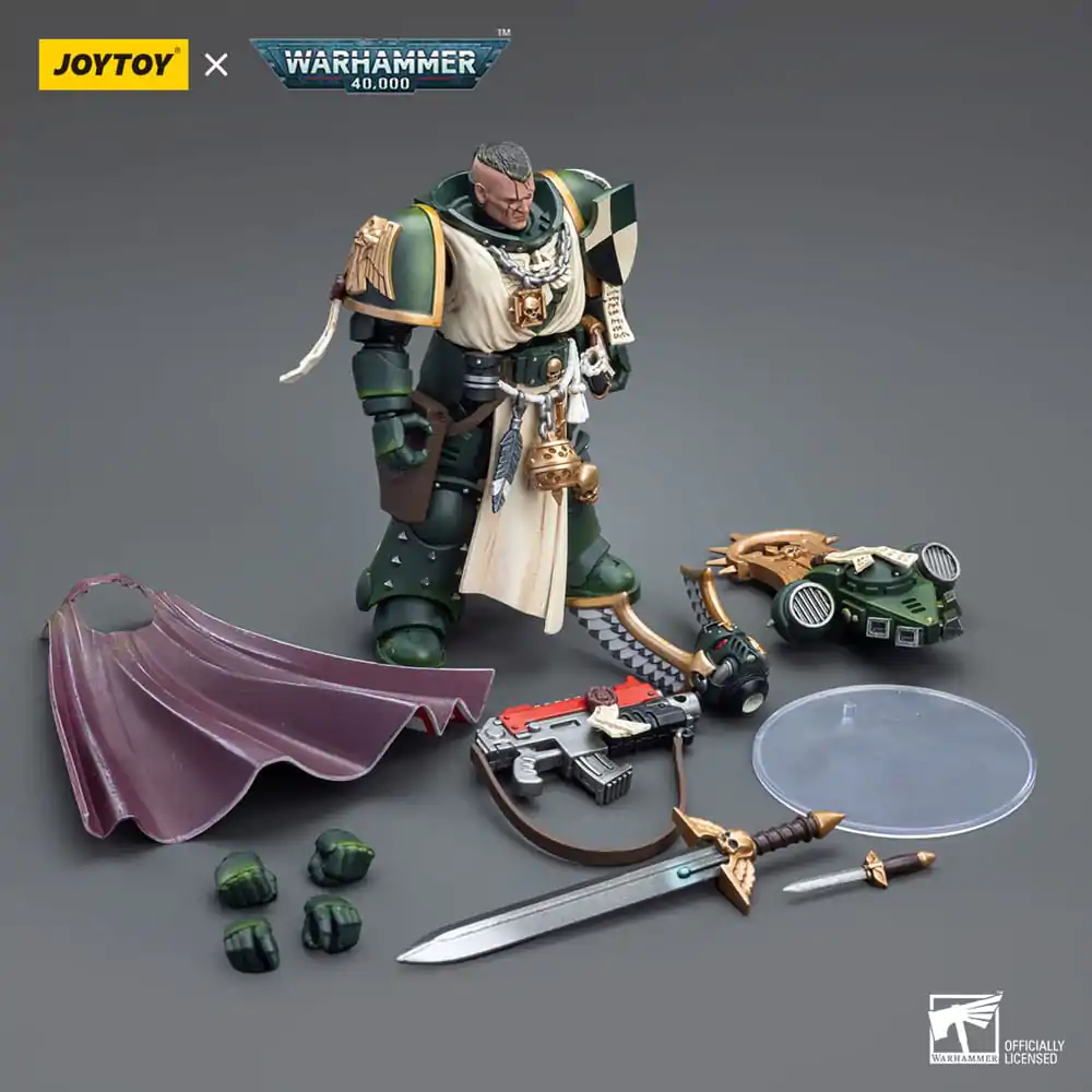 Warhammer 40k Action Figure 1/18 Dark Angels Master Lazarus 12 cm termékfotó