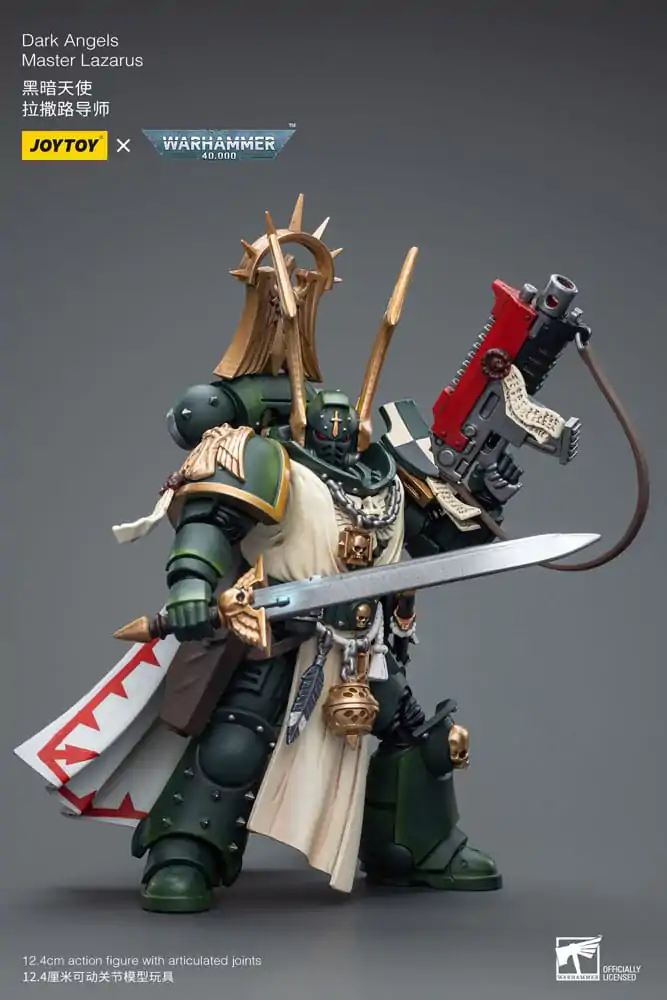 Warhammer 40k Action Figure 1/18 Dark Angels Master Lazarus 12 cm termékfotó