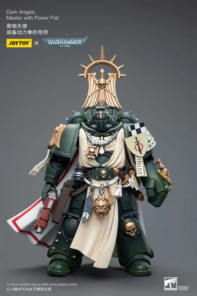 Warhammer 40k Action Figure 1/18 Dark Angels Master with Power Fist 12 cm termékfotó