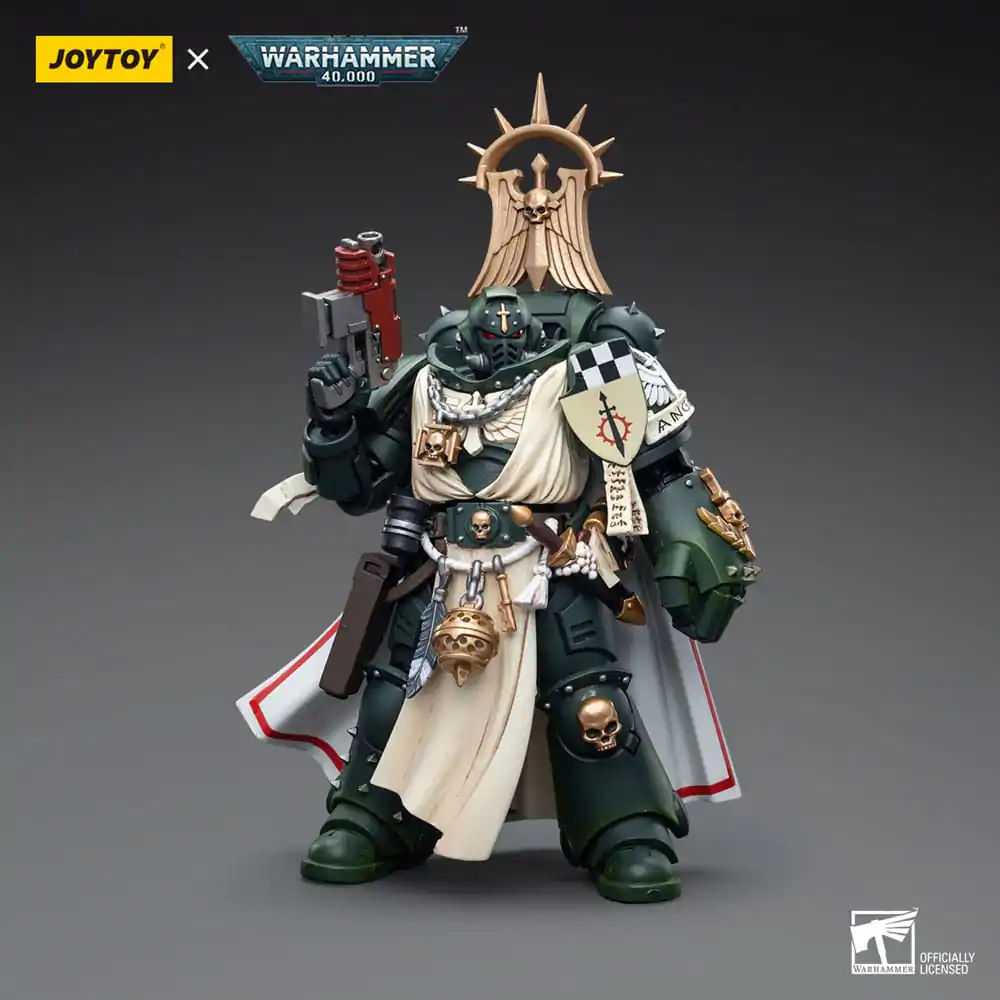 Warhammer 40k Action Figure 1/18 Dark Angels Master with Power Fist 12 cm termékfotó