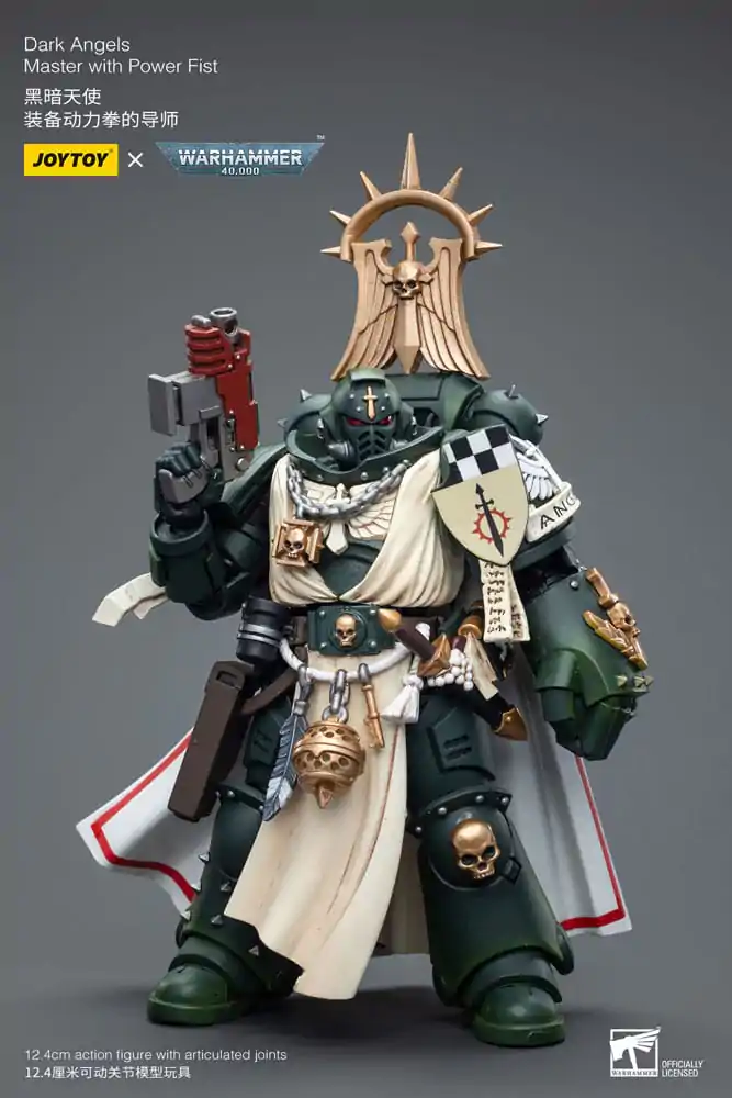 Warhammer 40k Action Figure 1/18 Dark Angels Master with Power Fist 12 cm termékfotó