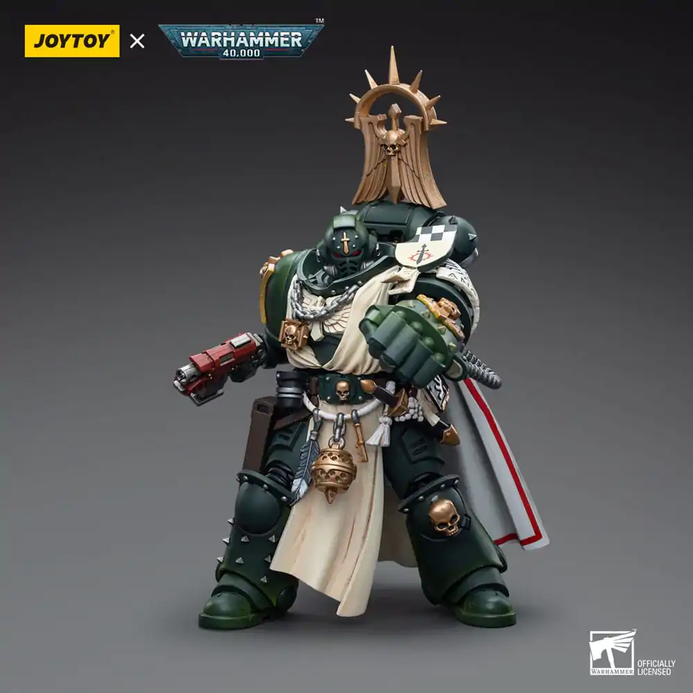 Warhammer 40k Action Figure 1/18 Dark Angels Master with Power Fist 12 cm termékfotó