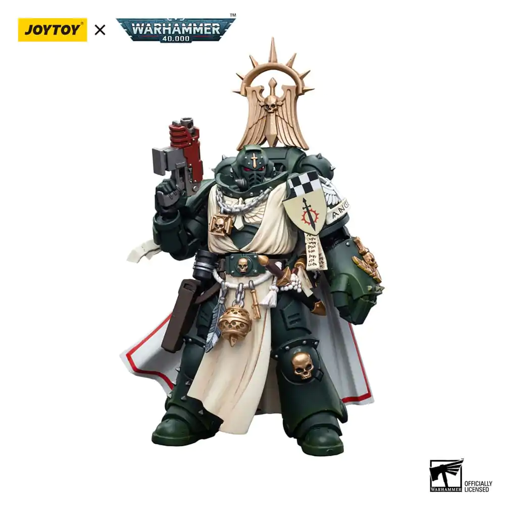 Warhammer 40k Action Figure 1/18 Dark Angels Master with Power Fist 12 cm termékfotó