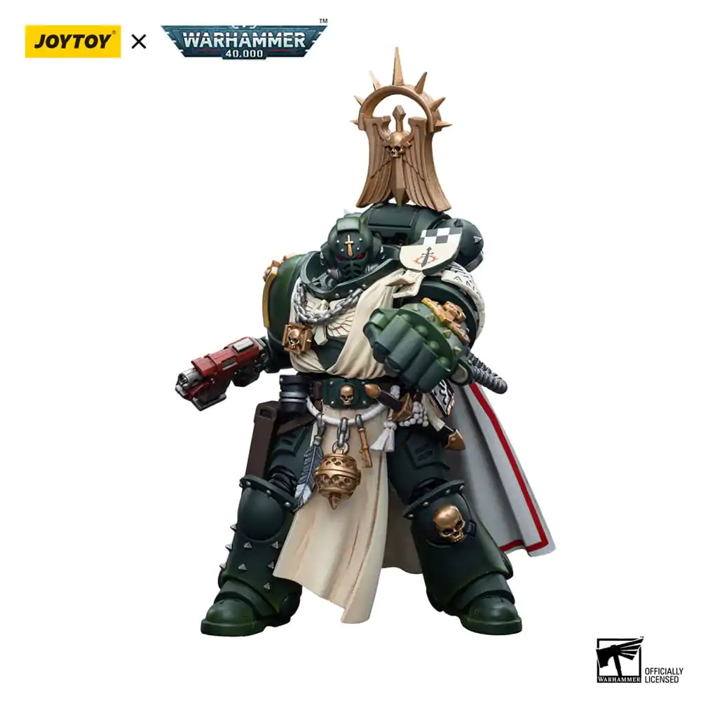 Warhammer 40k Action Figure 1/18 Dark Angels Master with Power Fist 12 cm termékfotó