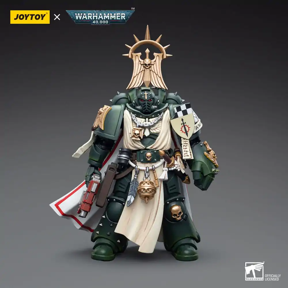 Warhammer 40k Action Figure 1/18 Dark Angels Master with Power Fist 12 cm termékfotó