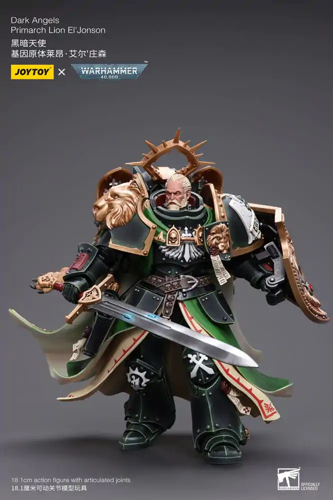 Warhammer 40k Action Figure 1/18 Dark Angels Primarch Lion El' Jonson 18 cm termékfotó