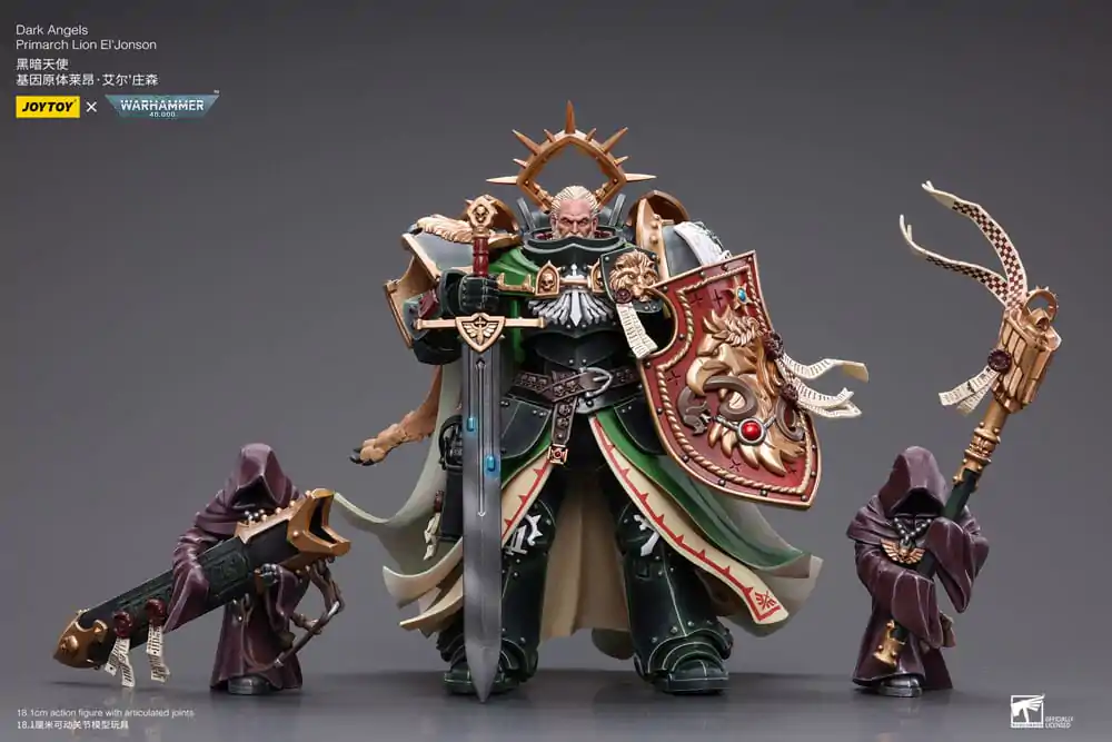 Warhammer 40k Action Figure 1/18 Dark Angels Primarch Lion El' Jonson 18 cm termékfotó