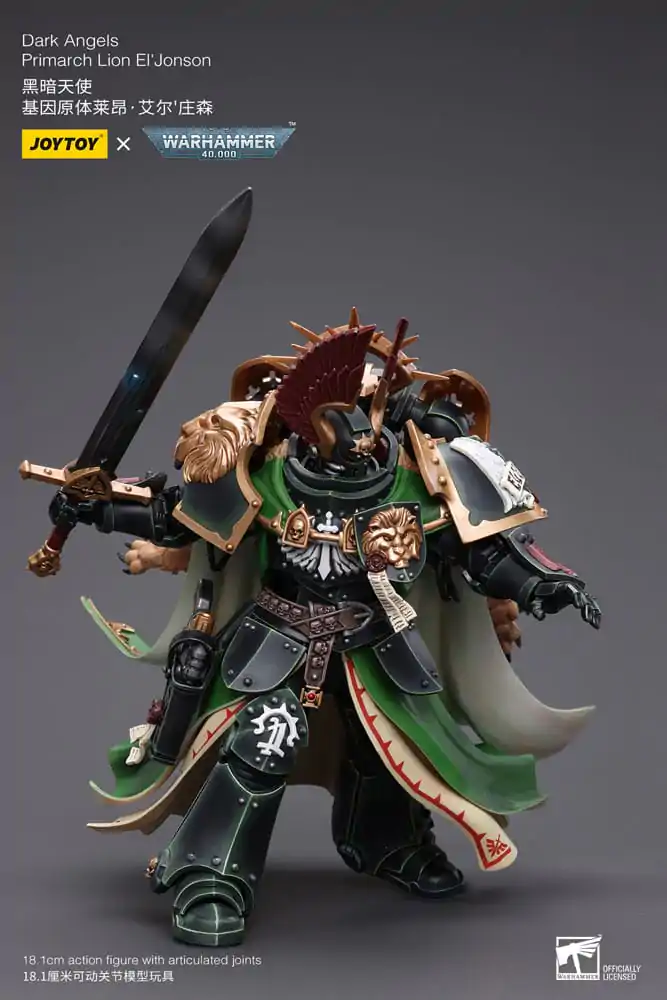 Warhammer 40k Action Figure 1/18 Dark Angels Primarch Lion El' Jonson 18 cm termékfotó