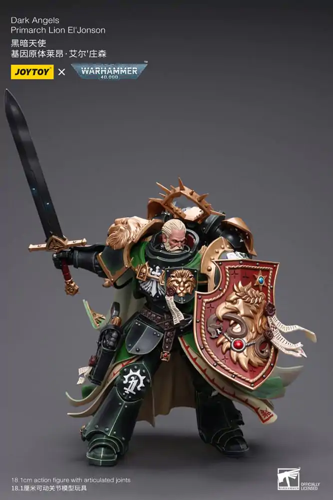 Warhammer 40k Action Figure 1/18 Dark Angels Primarch Lion El' Jonson 18 cm termékfotó