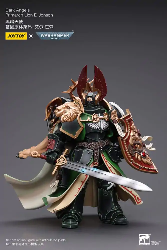 Warhammer 40k Action Figure 1/18 Dark Angels Primarch Lion El' Jonson 18 cm termékfotó