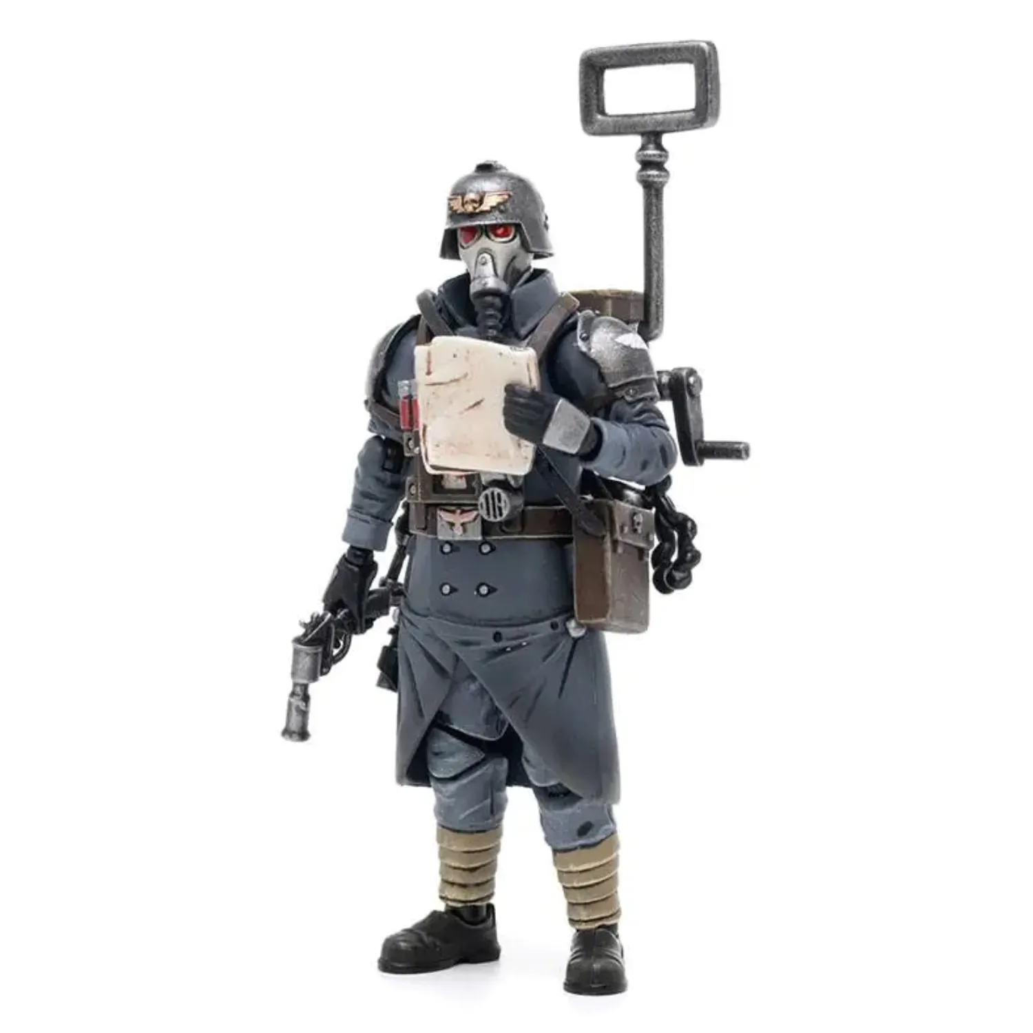 Warhammer 40k Action Figure 1/18 Death Korps of Krieg Veteran Squad Guardsman Communications Specialist 10 cm product photo