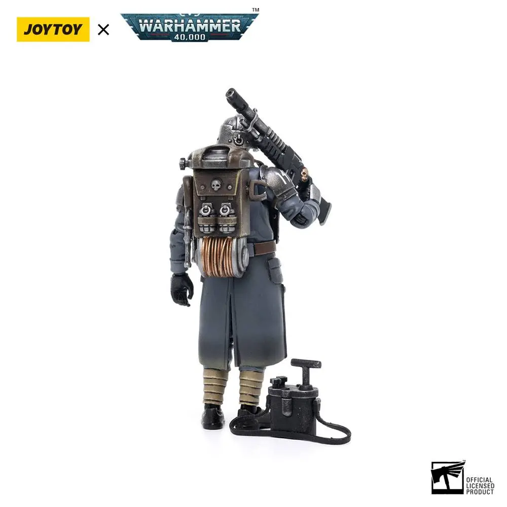 Warhammer 40k Action Figure 1/18 Death Korps of Krieg Veteran Squad Guardsman Demolitions Specialist 10 cm termékfotó