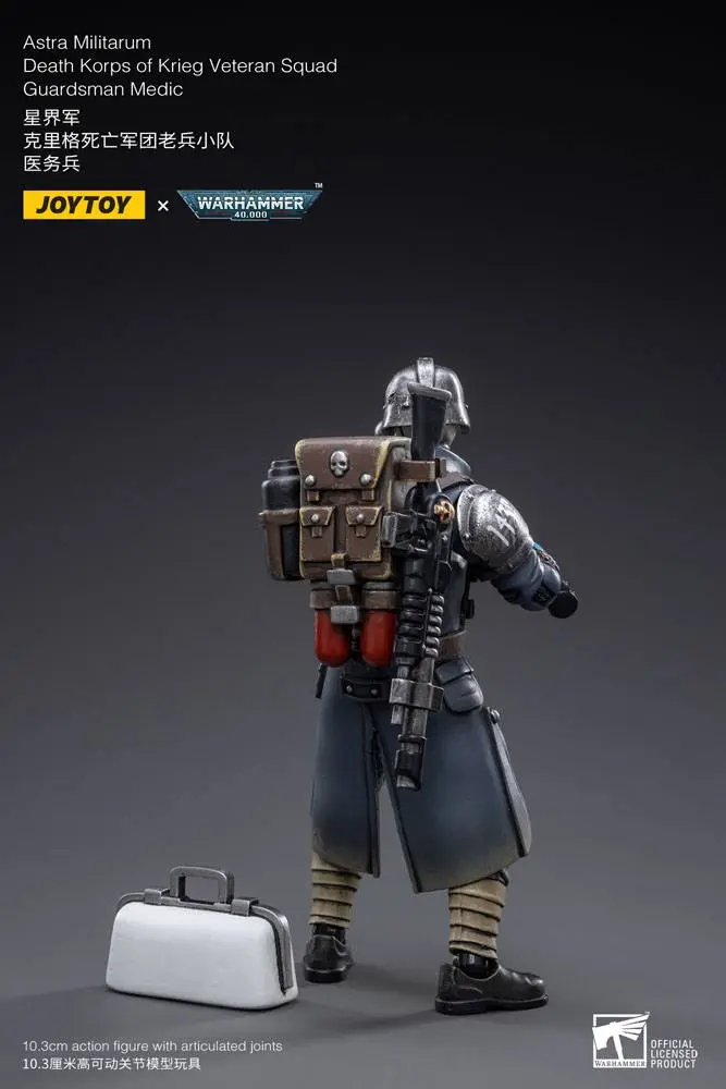 Warhammer 40k Action Figure 1/18 Death Korps of Krieg Veteran Squad Guardsman Medic 10 cm product photo