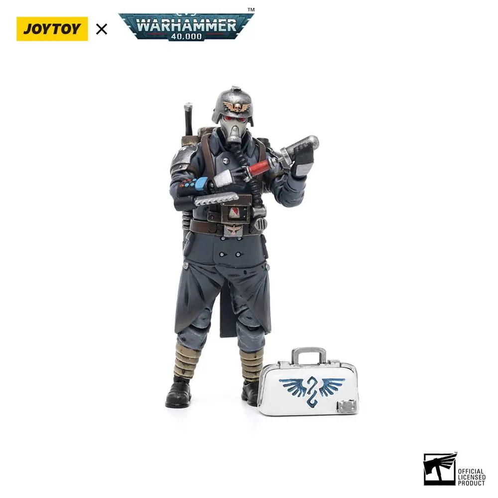 Warhammer 40k Action Figure 1/18 Death Korps of Krieg Veteran Squad Guardsman Medic 10 cm product photo