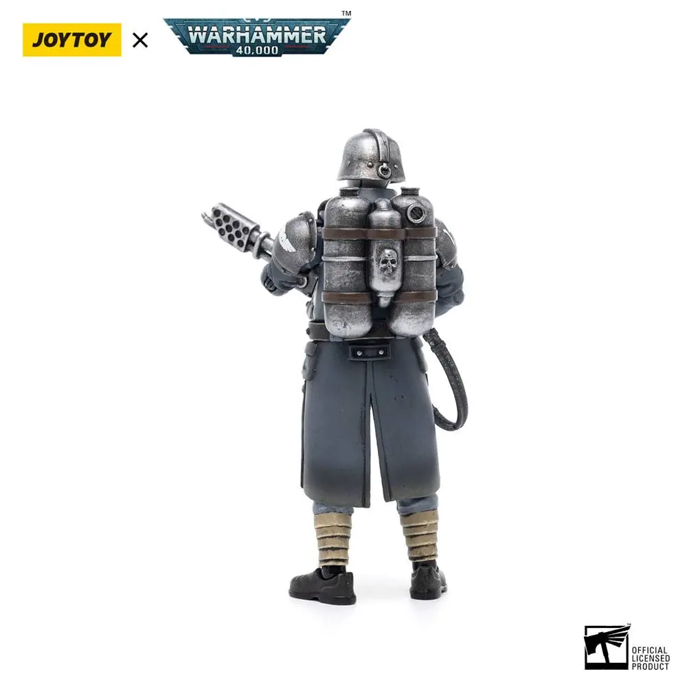 Warhammer 40k Action Figure 1/18 Death Korps of Krieg Veteran Squad Guardsman with Flamer 10 cm product photo