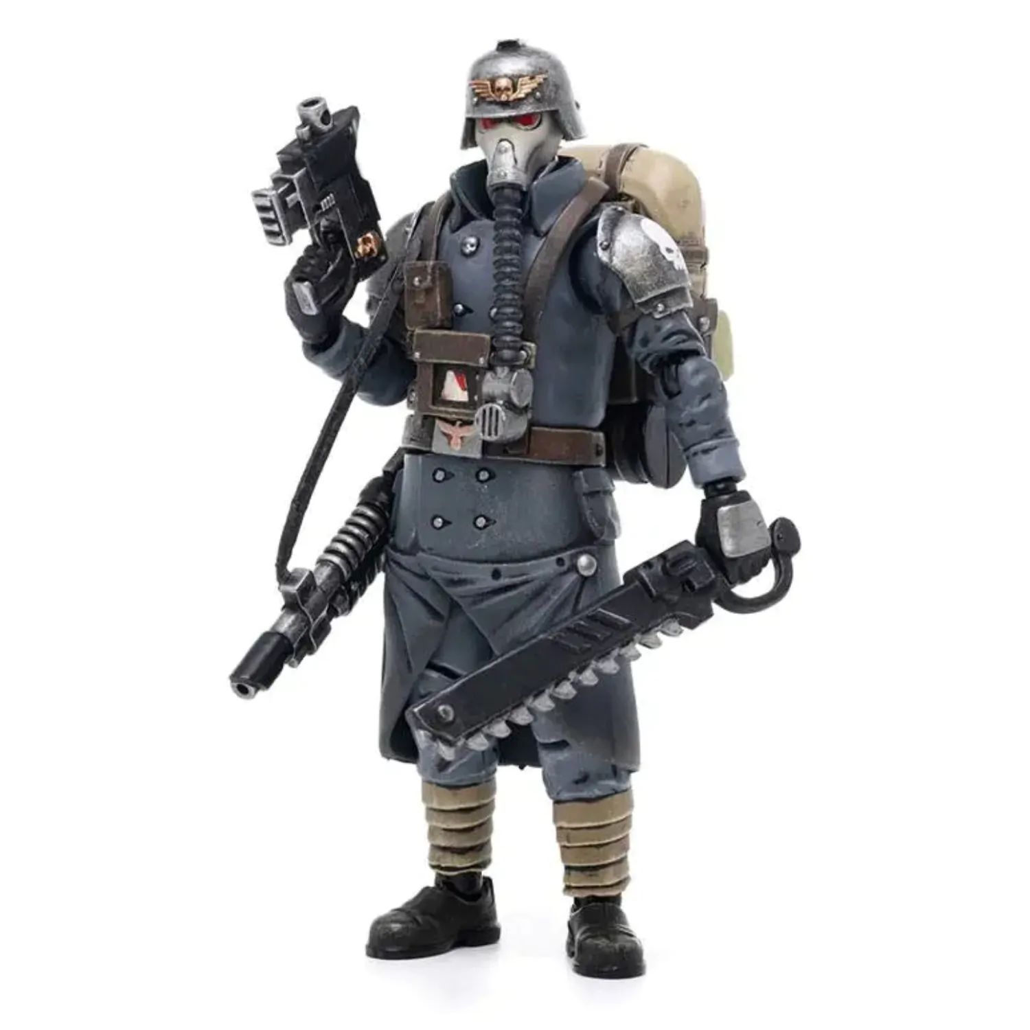 Warhammer 40k Action Figure 1/18 Death Korps of Krieg Veteran Squad Sergeant 10 cm product photo
