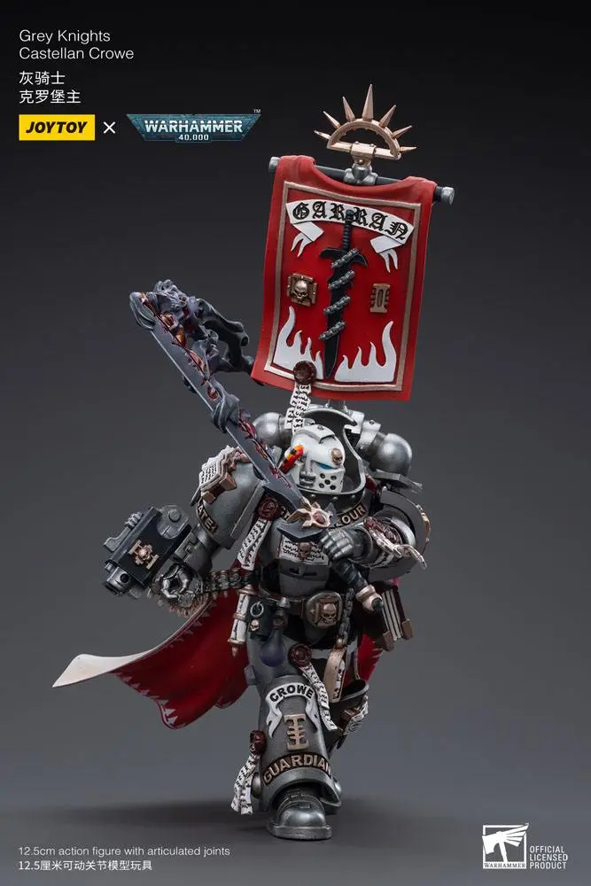 Warhammer 40k Action Figure 1/18 Grey Knights Castellan Crowe 12 cm product photo