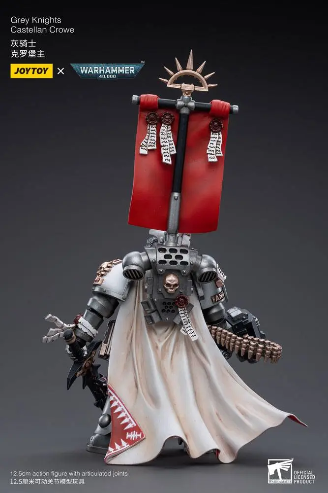 Warhammer 40k Action Figure 1/18 Grey Knights Castellan Crowe 12 cm product photo
