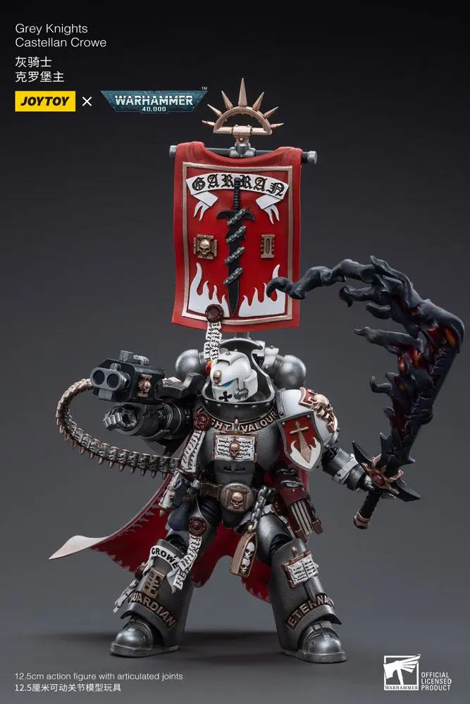 Warhammer 40k Action Figure 1/18 Grey Knights Castellan Crowe 12 cm product photo