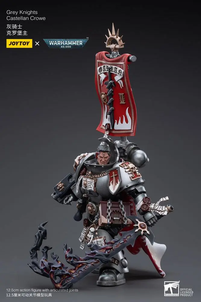 Warhammer 40k Action Figure 1/18 Grey Knights Castellan Crowe 12 cm product photo