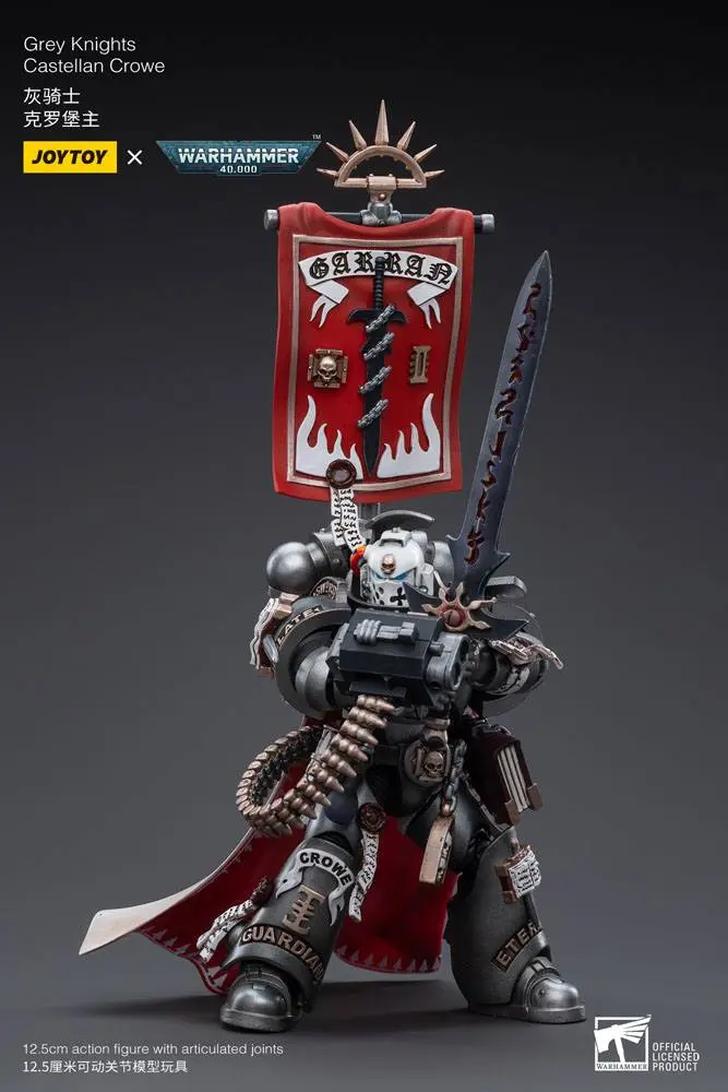 Warhammer 40k Action Figure 1/18 Grey Knights Castellan Crowe 12 cm product photo