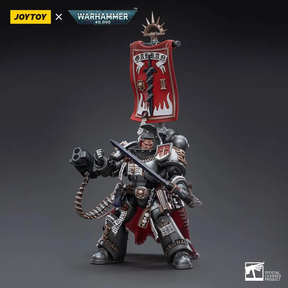 Warhammer 40k Action Figure 1/18 Grey Knights Castellan Crowe 12 cm product photo