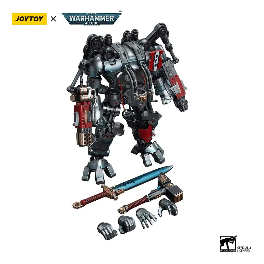 Warhammer 40k Action Figure 1/18 Grey Knights Nemesis Dreadknight (Including Grey Knights Terminator Caddon Vibova) 12 cm product photo