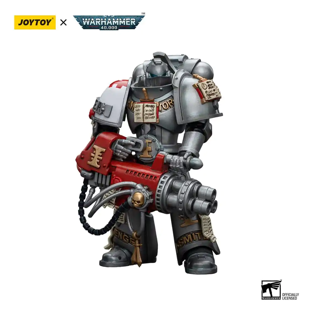 Warhammer 40k Action Figure 1/18 Grey Knights Strike Squad Grey Knight with Psilencer 12 cm termékfotó