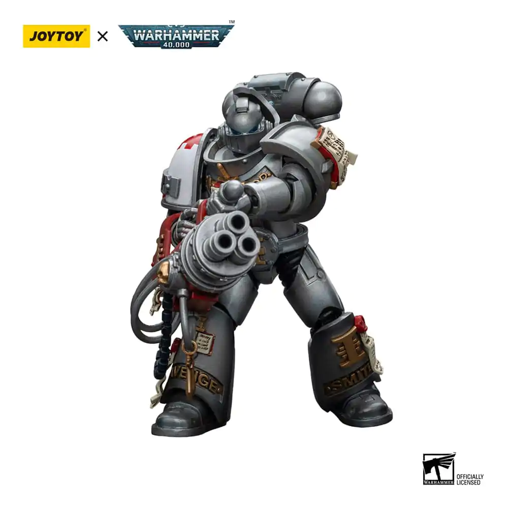 Warhammer 40k Action Figure 1/18 Grey Knights Strike Squad Grey Knight with Psilencer 12 cm termékfotó