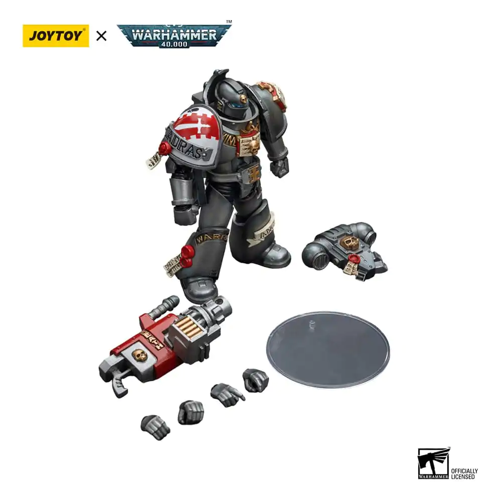 Warhammer 40k Action Figure 1/18 Grey Knights Strike Squad Grey Knight with Psycannon 12 cm product photo