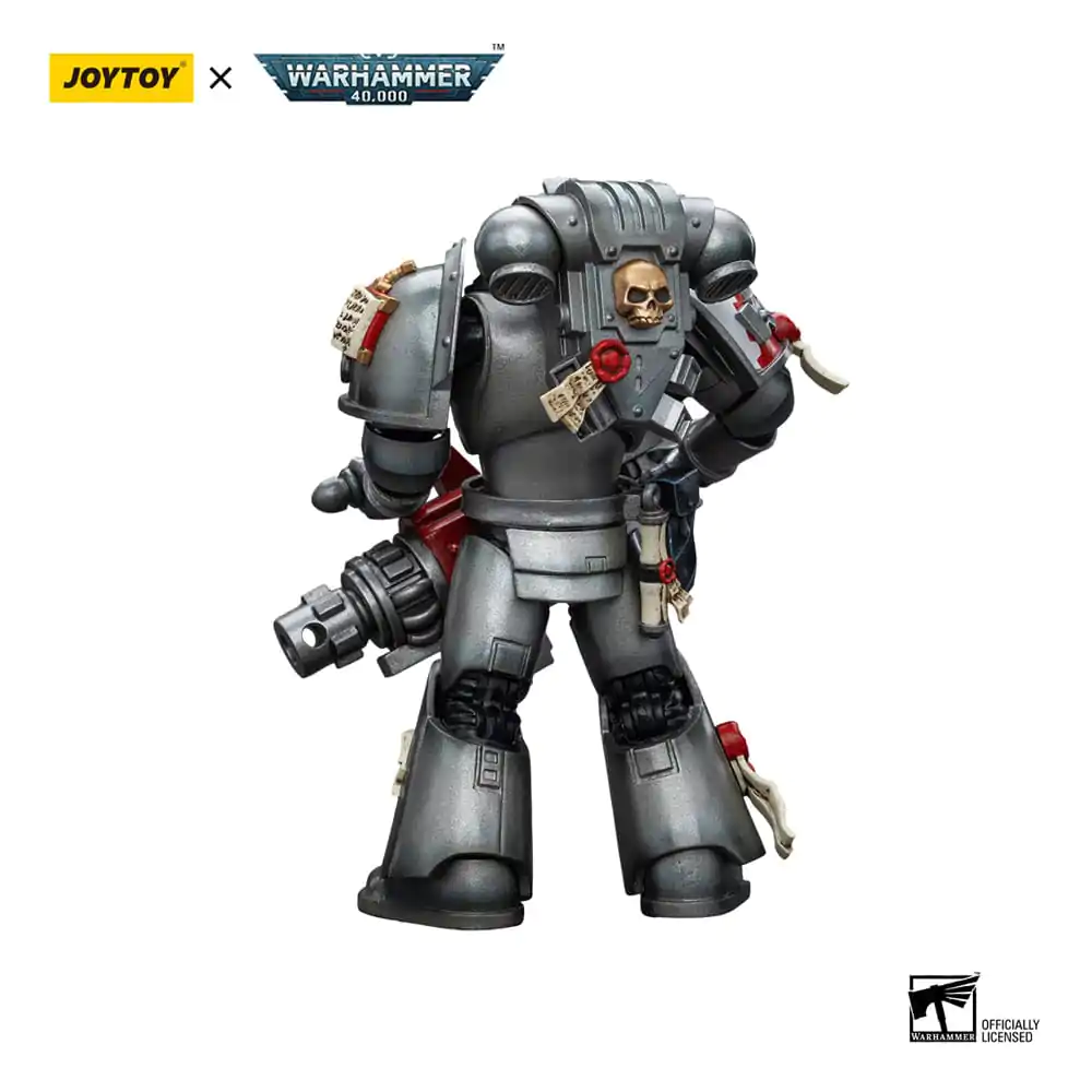 Warhammer 40k Action Figure 1/18 Grey Knights Strike Squad Grey Knight with Psycannon 12 cm product photo