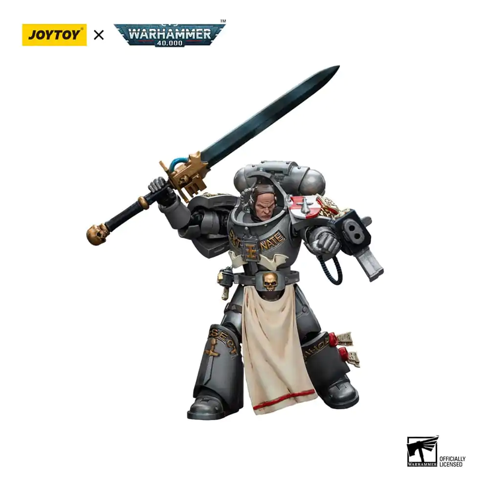 Warhammer 40k Action Figure 1/18 Grey Knights Strike Squad Justicar 12 cm termékfotó