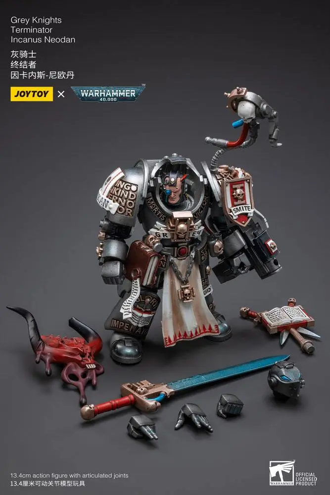 Warhammer 40k Action Figure 1/18 Grey Knights Terminator Incanus Neodan 13 cm product photo
