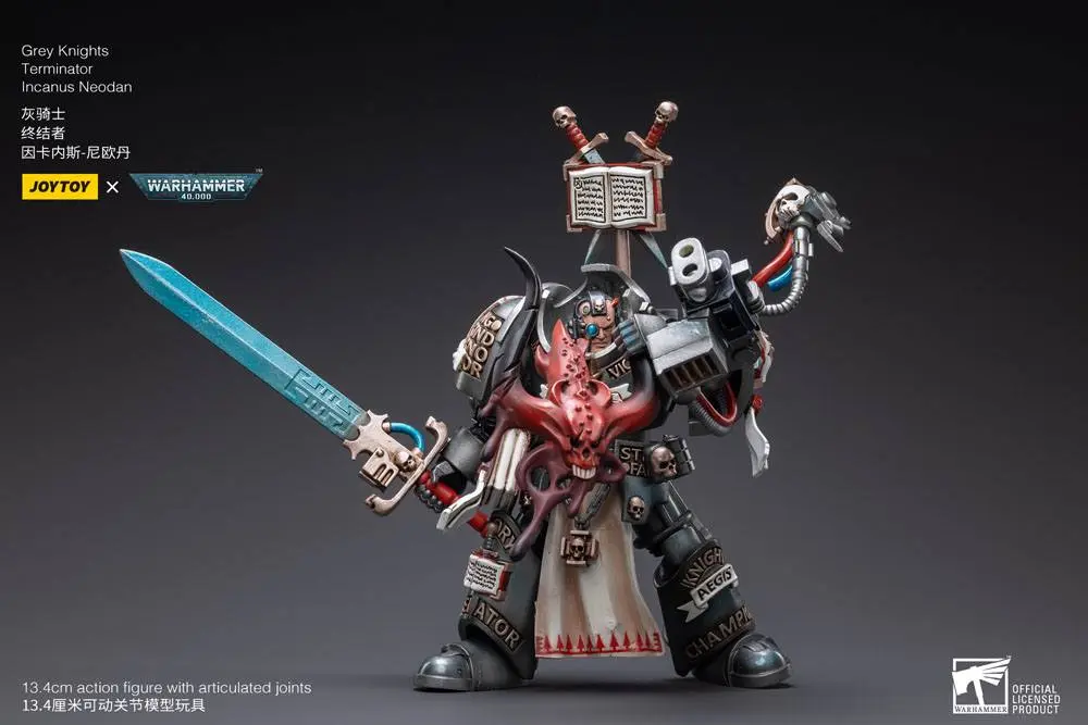 Warhammer 40k Action Figure 1/18 Grey Knights Terminator Incanus Neodan 13 cm product photo