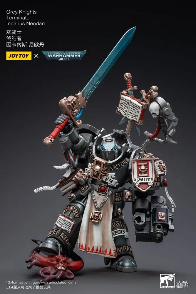 Warhammer 40k Action Figure 1/18 Grey Knights Terminator Incanus Neodan 13 cm product photo