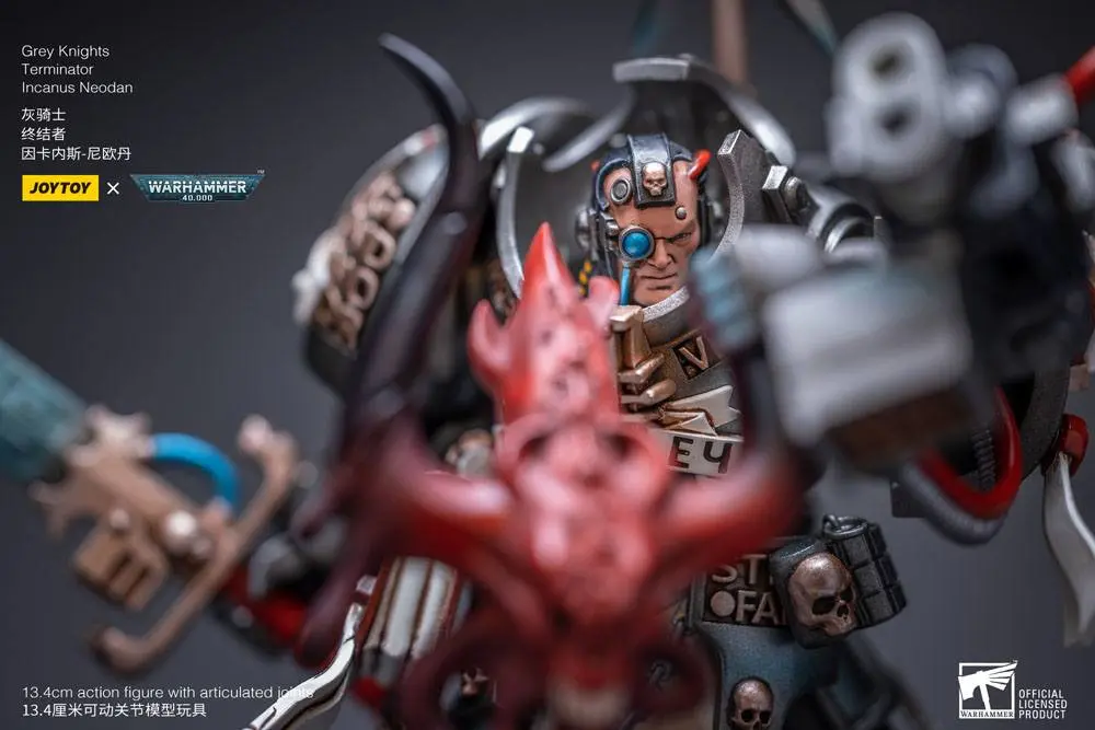 Warhammer 40k Action Figure 1/18 Grey Knights Terminator Incanus Neodan 13 cm product photo