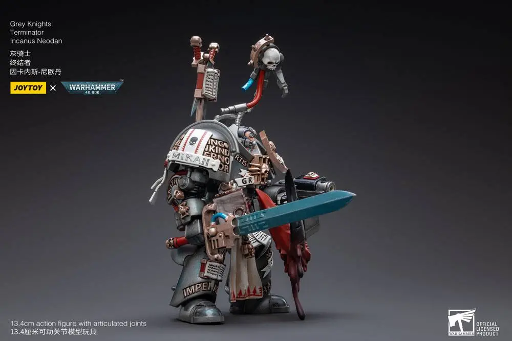 Warhammer 40k Action Figure 1/18 Grey Knights Terminator Incanus Neodan 13 cm product photo
