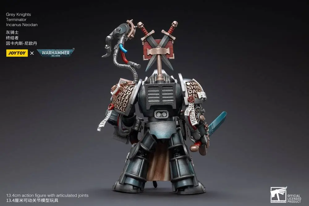 Warhammer 40k Action Figure 1/18 Grey Knights Terminator Incanus Neodan 13 cm product photo