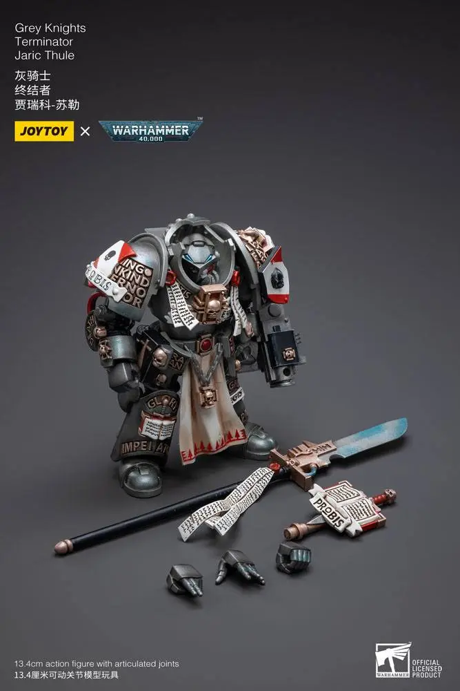 Warhammer 40k Action Figure 1/18 Grey Knights Terminator Jaric Thule 13 cm termékfotó