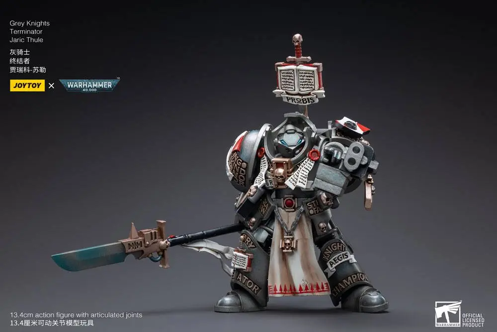 Warhammer 40k Action Figure 1/18 Grey Knights Terminator Jaric Thule 13 cm termékfotó