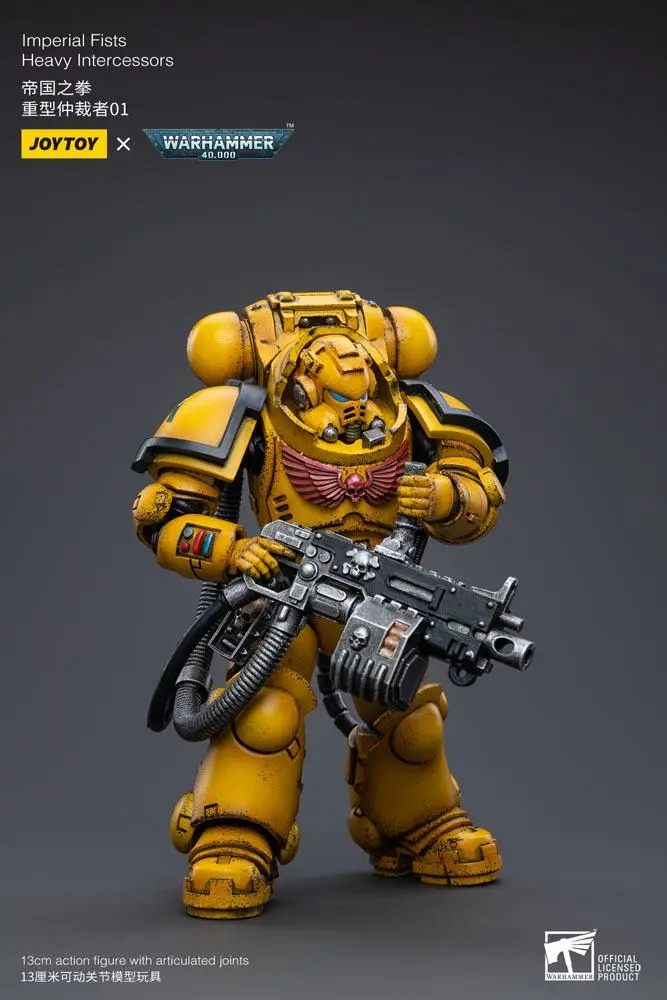 Warhammer 40k Action Figure 1/18 Imperial Fists Heavy Intercessors 01 13 cm product photo
