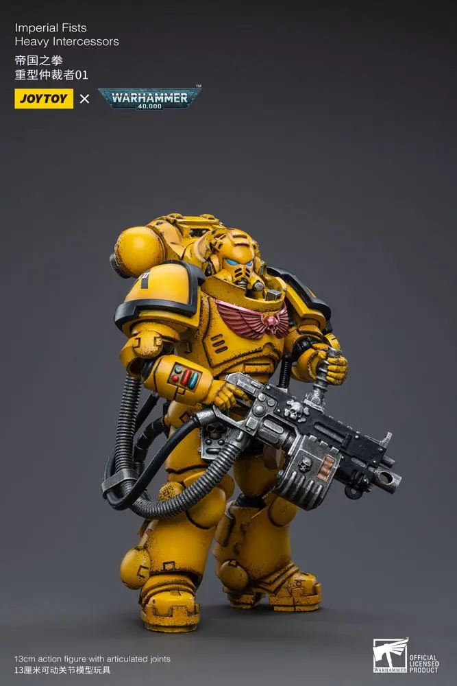 Warhammer 40k Action Figure 1/18 Imperial Fists Heavy Intercessors 01 13 cm product photo